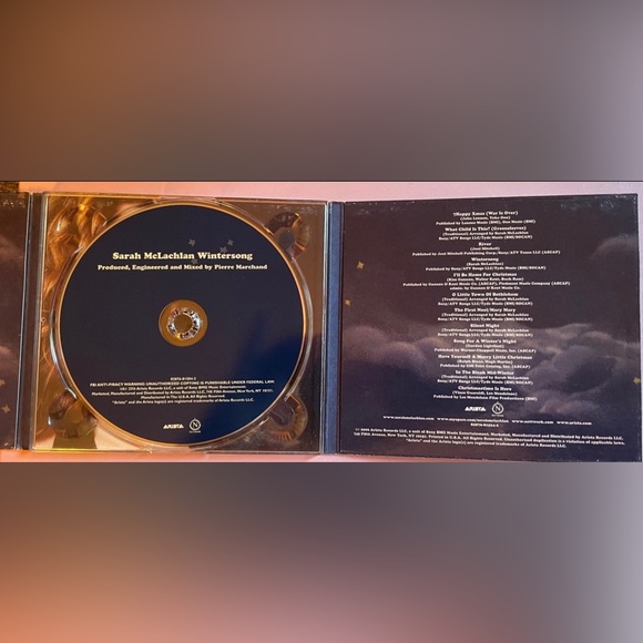 Sarah McLachlan - Wintersong DigiPak CD 
Sarah McLachlan – Wintersong - Picture 3 of 4